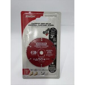 Diablo DCW030CAR101F 3" Carbide‎ Multi-Material Cut-Off Wheel - 3/8" Arbor, New